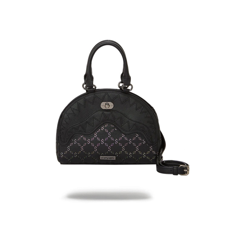 Blew no.5 close up pastel - Trippy Geometric Opart Moire Ornament  Accessories Bag | Windy Desert Store